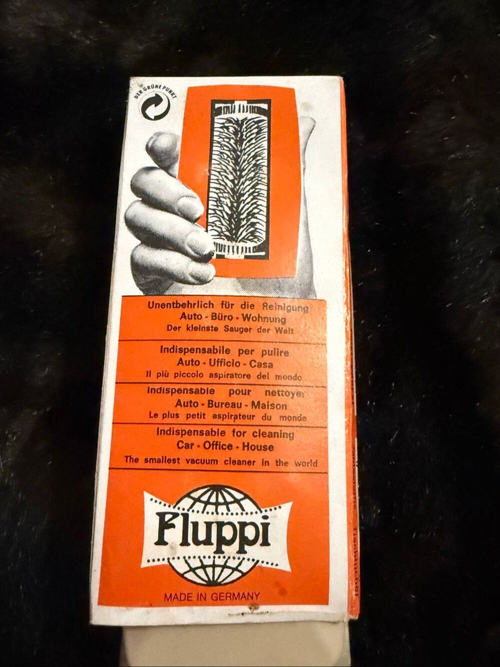 Vintage Fluppi Brush Germany Advertised As “Smallest Vacuum Cleaner” Crumb Brush